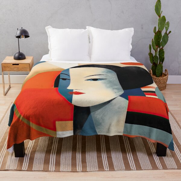 Item preview, Explore Simplistic & Minimalistic Japanese Geisha Portraits with a Majestic Touch designed and sold by ArtificialGenes.