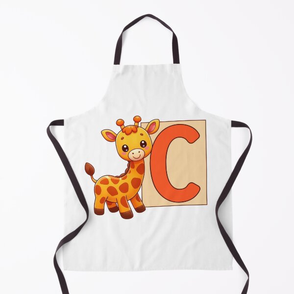 Item preview, Giraffe Monogram Letter C designed and sold by Coffee Lifestyle.