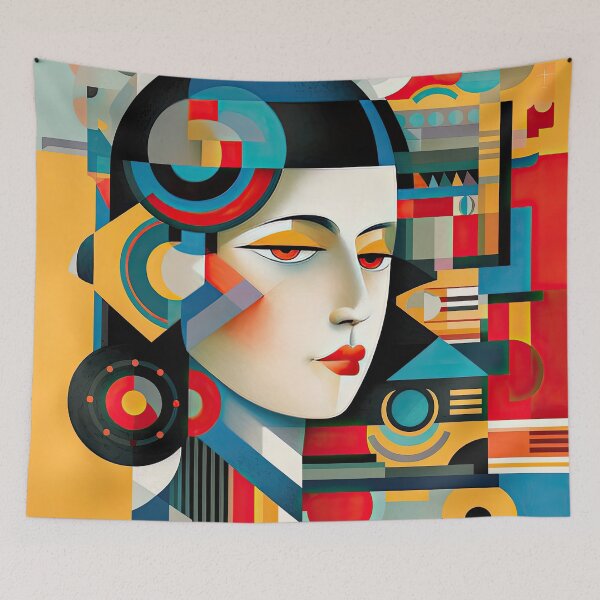 Item preview, Explore Simplistic & Minimalistic Japanese Geisha Portraits with a Majestic Touch designed and sold by ArtificialGenes.