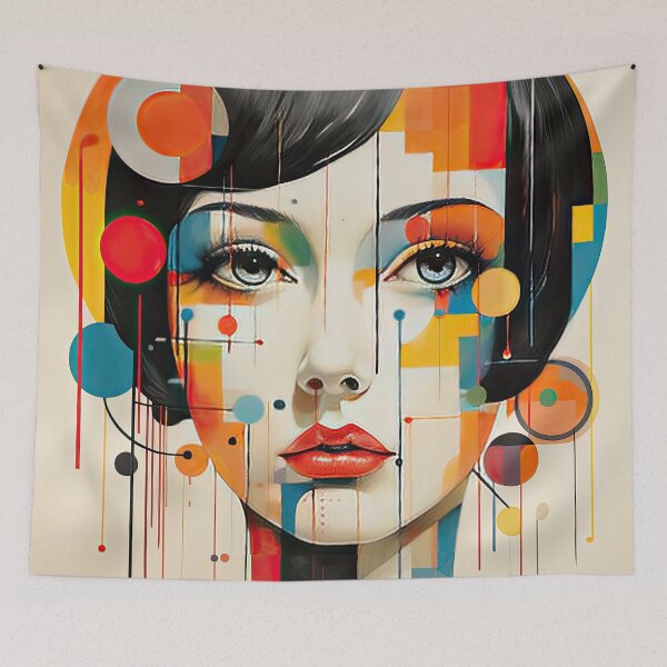Item preview, Explore Simplistic & Minimalistic Japanese Geisha Portraits with a Majestic Touch designed and sold by ArtificialGenes.