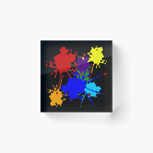 Item preview, Rainbow paint spatter design designed and sold by ModSupporters.