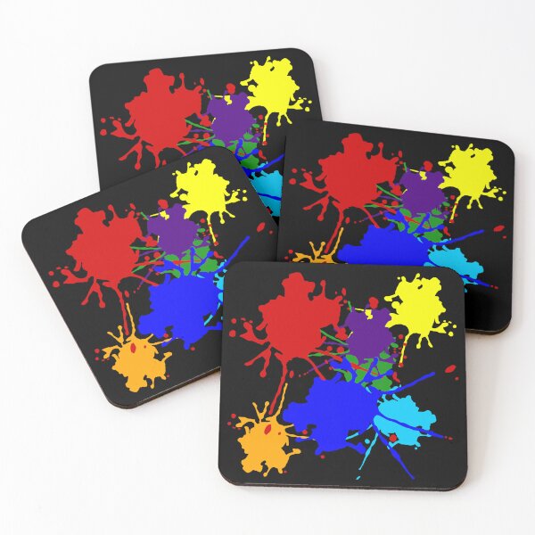 Item preview, Rainbow paint spatter design designed and sold by ModSupporters.