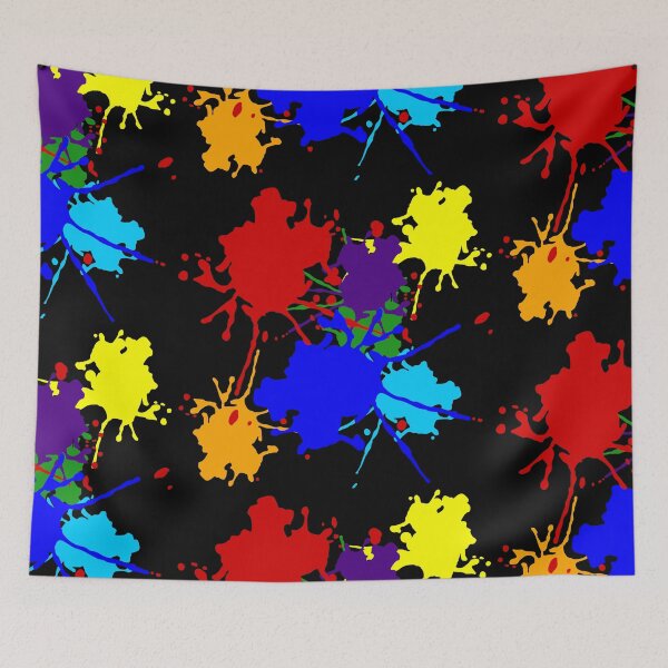 Item preview, Rainbow paint spatter design designed and sold by ModSupporters.