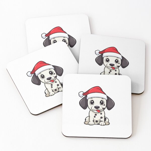Item preview, Kawaii Dalmatian Christmas designed and sold by CUTEDOGGIEZ.