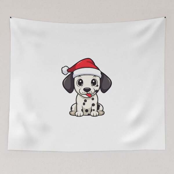 Item preview, Kawaii Dalmatian Christmas designed and sold by CUTEDOGGIEZ.