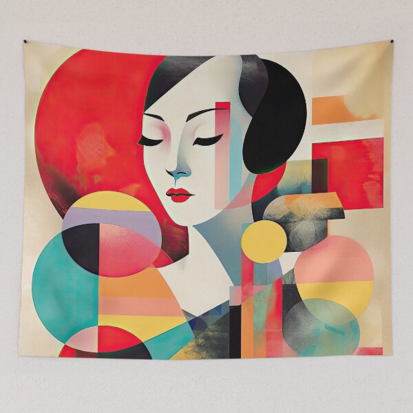 Item preview, Explore Simplistic & Minimalistic Japanese Geisha Portraits with a Majestic Touch designed and sold by ArtificialGenes.