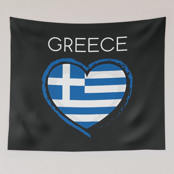Item preview, Greece Flag - Greece Love designed and sold by Sketch-Shack.