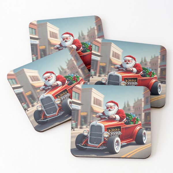 Item preview, Hot Rod Santa Main Street Santa's Village designed and sold by KoliBabb.