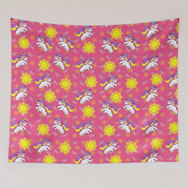Item preview, Pink Unicorn Surface Pattern designed and sold by PatternTitan.