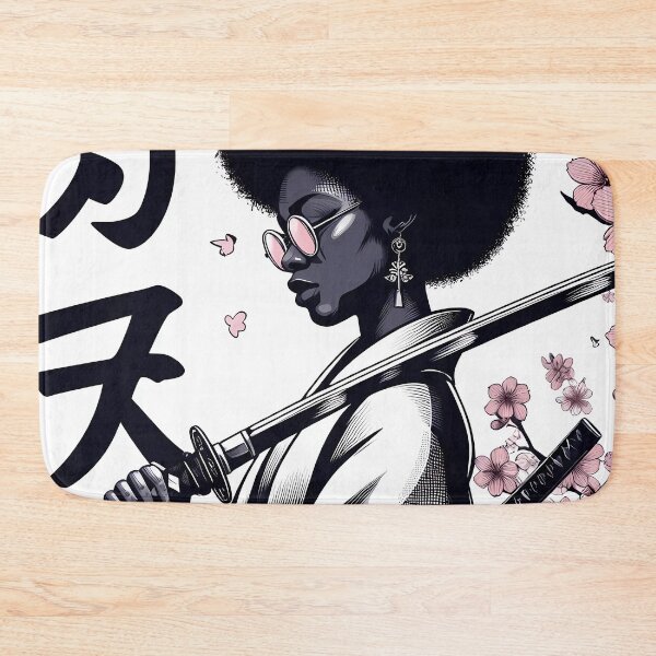 Item preview, cute afro girl katana sakura designed and sold by IAPICTURE.