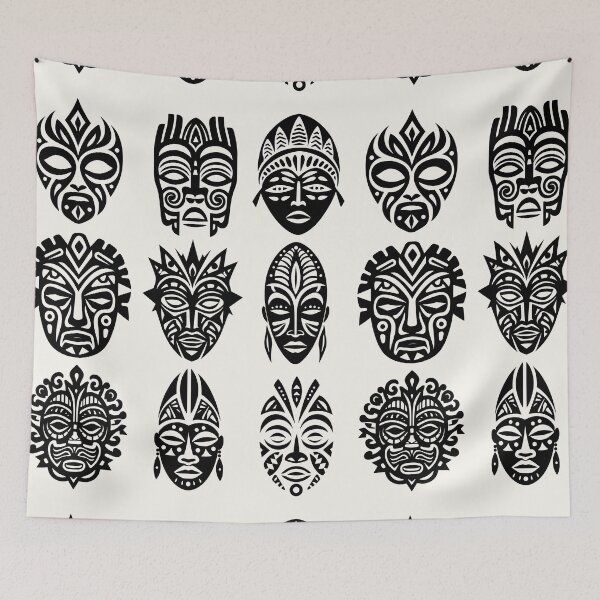 Item preview, Always remember your tribe - Aboriginal Tribal Mask Gift designed and sold by InkyGenies.