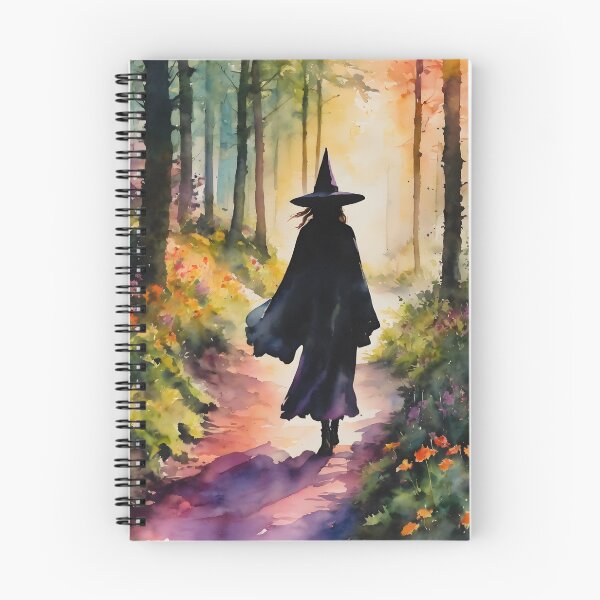 Item preview, A Witch in Rainbow Woods ~ Witchy Art designed and sold by Lyra The Lavender Witch.