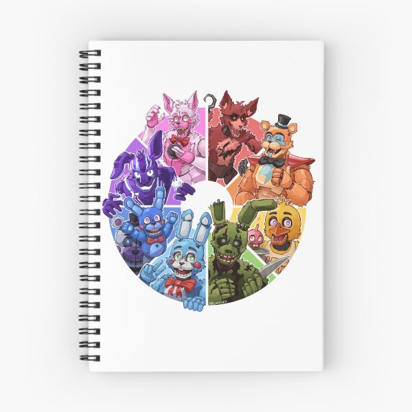 Item preview, fnaf animatronic colour wheel designed and sold by archooopy.