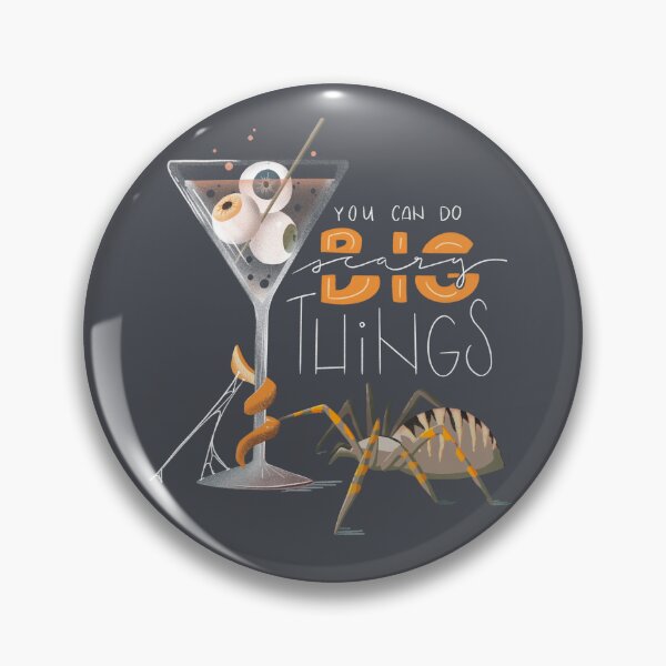 Artikelvorschau, You can do big scary things spider eyes Halloween Art entworfen und verkauft von Caroline Rausch.