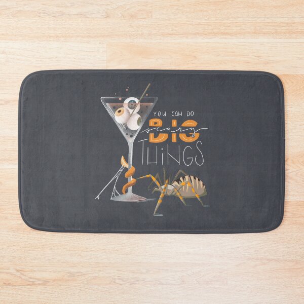 Item preview, You can do big scary things spider eyes Halloween Art designed and sold by Caroline Rausch.