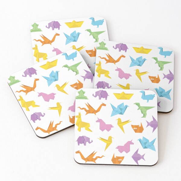 Item preview, Colourful Origami Animal designs designed and sold by GOTOCREATE.