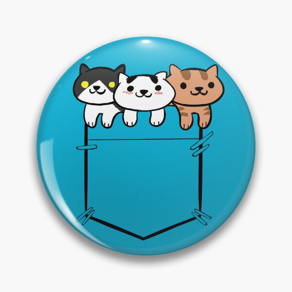 Item preview, Neko cats Pocketed designed and sold by catofnimes.