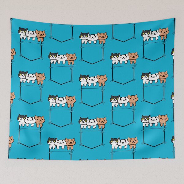 Item preview, Neko cats Pocketed designed and sold by catofnimes.