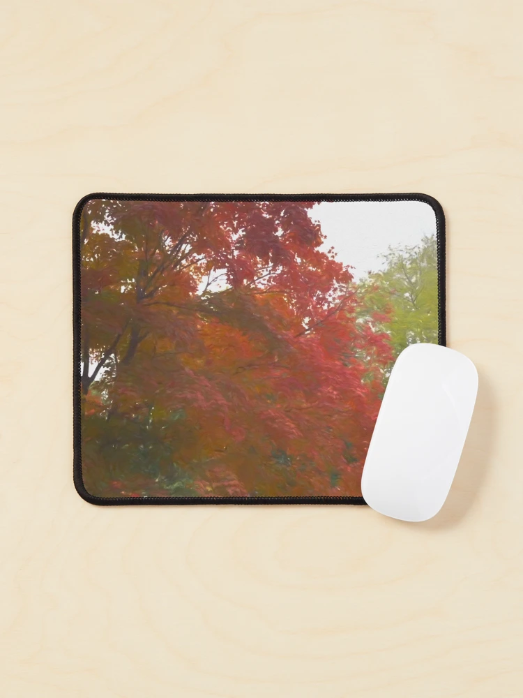 Thumbnail 1 of 5, Mouse Pad, Maple Tree In October designed and sold by bloomingvine.