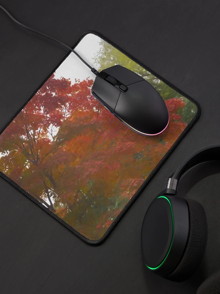 Thumbnail 4 of 5, Mouse Pad, Maple Tree In October designed and sold by bloomingvine.