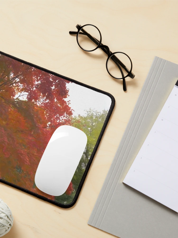 Thumbnail 3 of 5, Mouse Pad, Maple Tree In October designed and sold by bloomingvine.