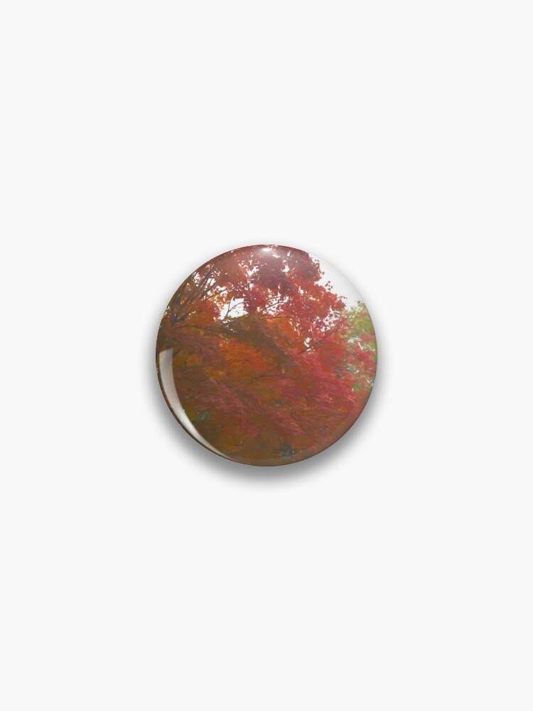 Thumbnail 1 of 3, Pin, Maple Tree In October designed and sold by bloomingvine.