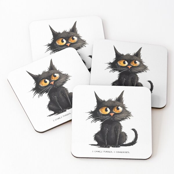 Item preview, black cat designed and sold by Gadet100.