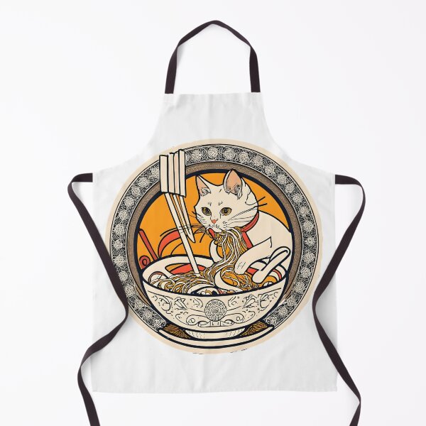 Item preview, Cat enjoying ramen designed and sold by shaiyakeisky.