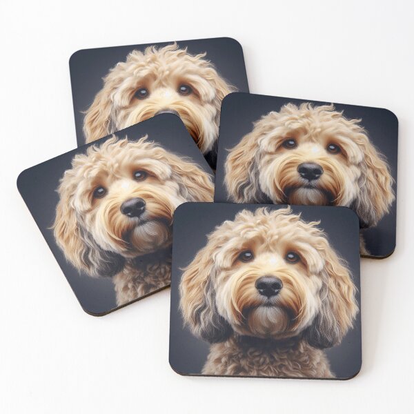 Item preview, Cockapoo Dog Portrait 3 designed and sold by fatbanana.