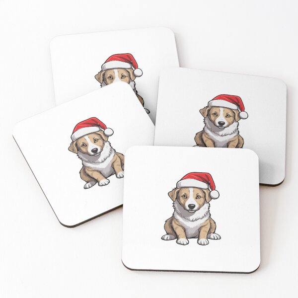 Item preview, Kawaii Australian Cattle Dog Christmas designed and sold by CUTEDOGGIEZ.
