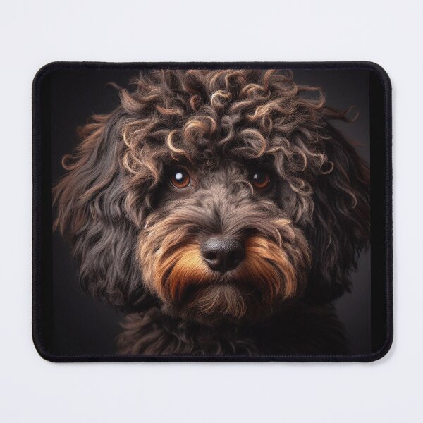 Item preview, Brown Cockapoo Dog Portrait  designed and sold by fatbanana.