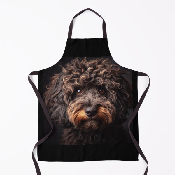 Item preview, Brown Cockapoo Dog Portrait designed and sold by fatbanana.