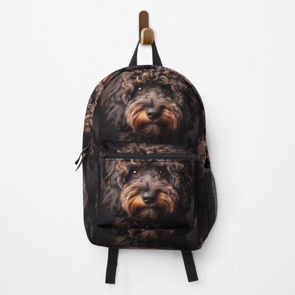 Item preview, Brown Cockapoo Dog Portrait designed and sold by fatbanana.