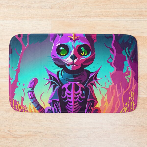 Item preview, Spooky Scary Skeleton Cat designed and sold by ProximaAeternum.