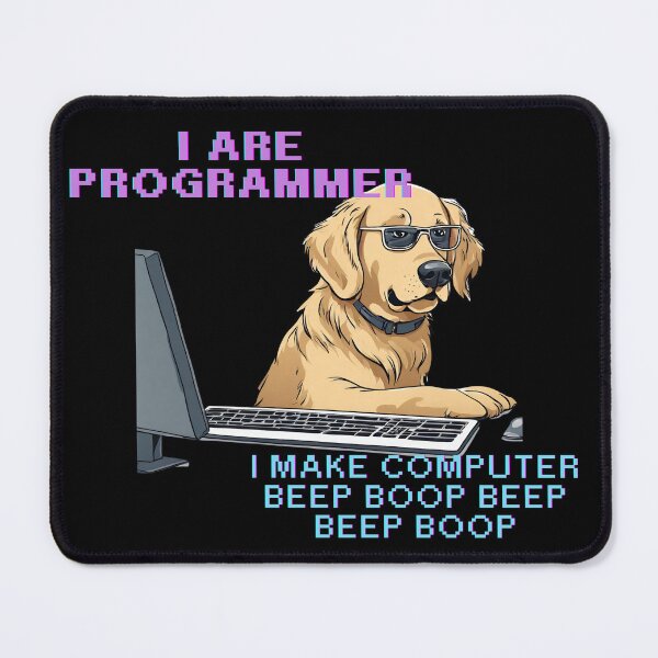 Item preview, I Are Programmer Golden Dog designed and sold by Golden-Heaven.