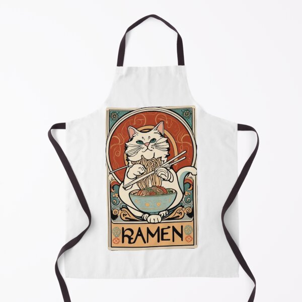 Item preview, Cat enjoying ramen designed and sold by shaiyakeisky.