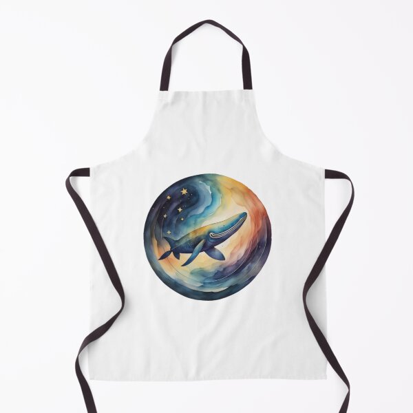 Item preview, Galactic whale in watercolor #1 designed and sold by Qlutique.