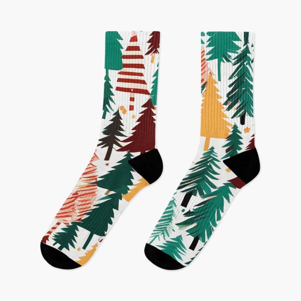 Item preview, Winter pattern full of christmas trees designed and sold by twisted-dot.