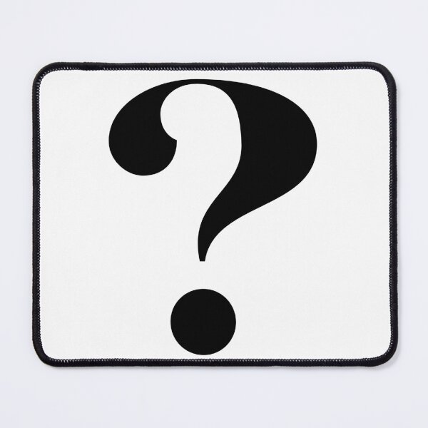 Item preview, Inquisitive Mystery: Black Question Mark designed and sold by itsnicestore.