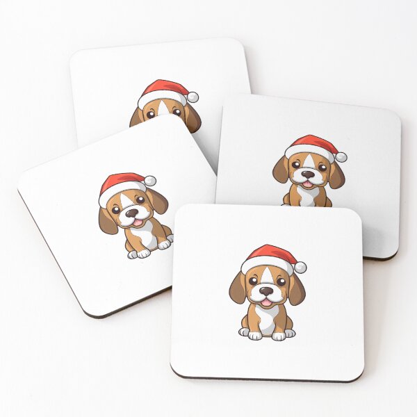 Item preview, Kawaii Beagle Christmas designed and sold by CUTEDOGGIEZ.
