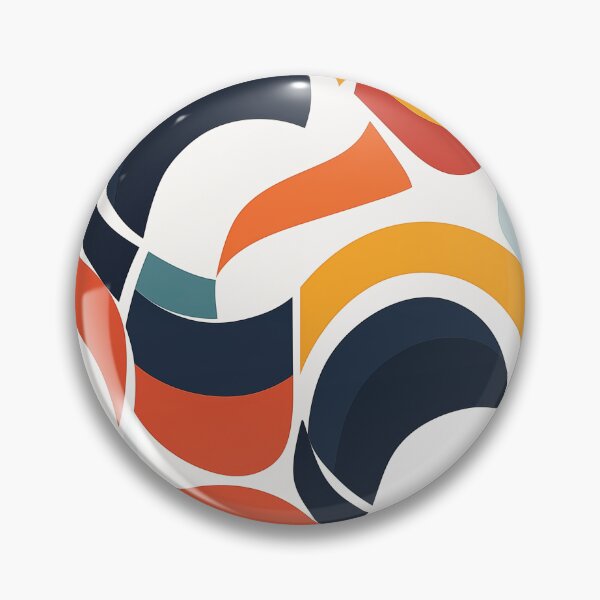 Item preview, Midcentury modern design in bright colors designed and sold by filigreedigital.