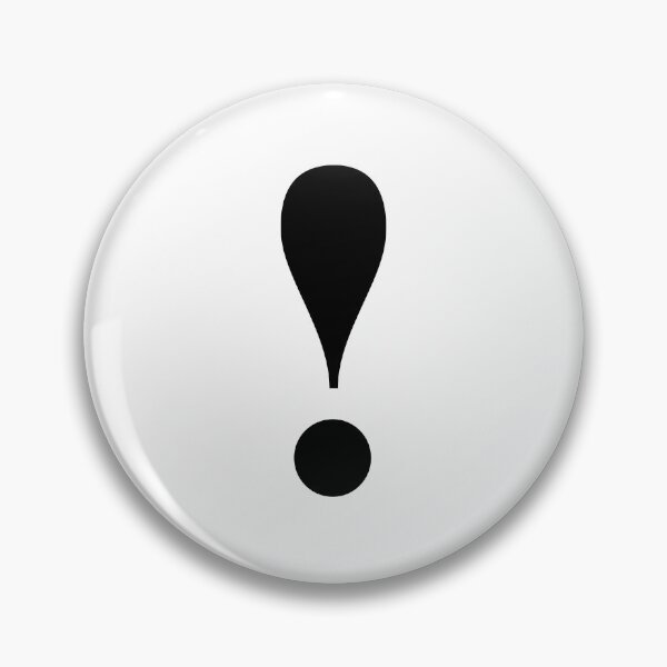 Item preview, Bold Statement: Black Exclamation Mark designed and sold by itsnicestore.