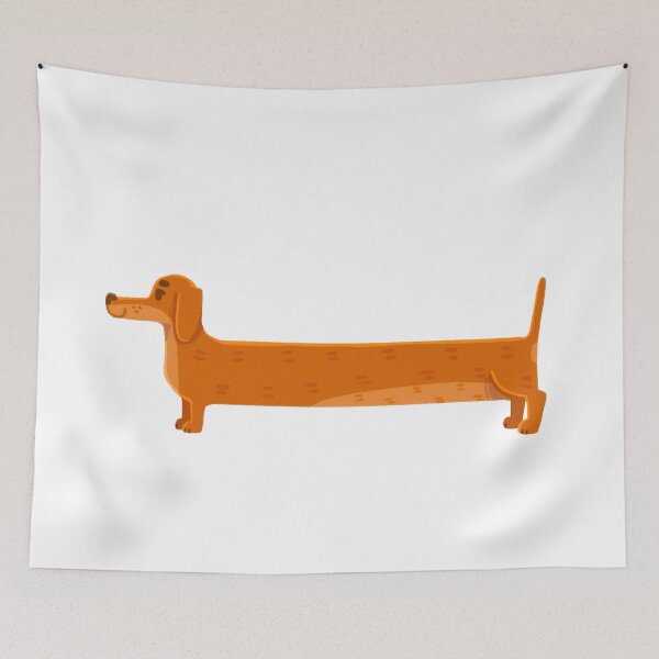 Item preview, Very long dachshund  designed and sold by Fruksi.