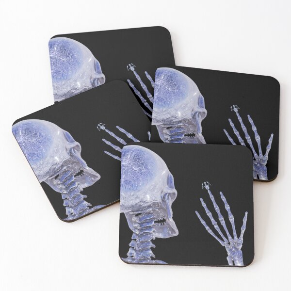 Item preview, Opium Glass Skeleton With Skeleton On Finger designed and sold by JurenArt.