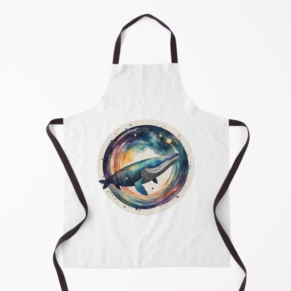 Item preview, Galactic whale in watercolor #3 designed and sold by Qlutique.