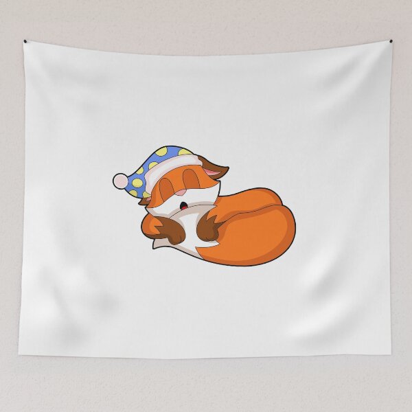 Item preview, Fox Sleeping Nightcap designed and sold by Snabdesign84.