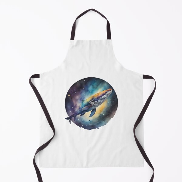 Item preview, Galactic whale in watercolor #4 designed and sold by Qlutique.