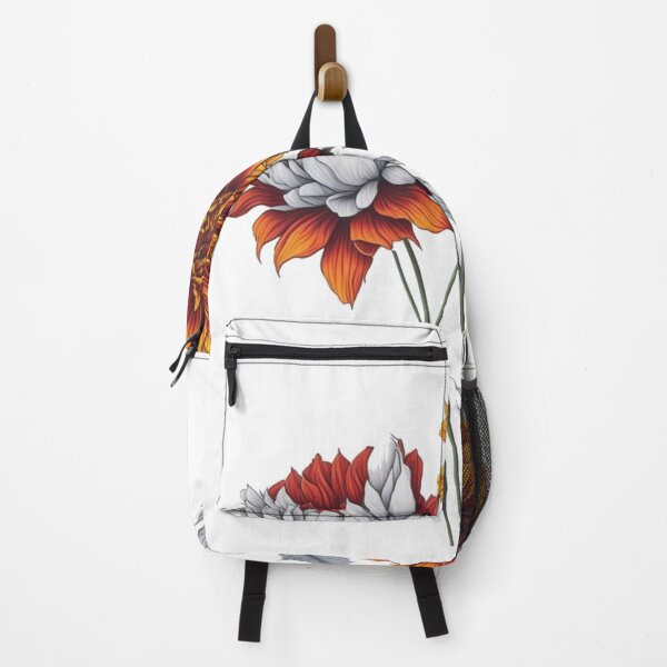 Item preview, Orange and grey wild flowers designed and sold by Rislam.