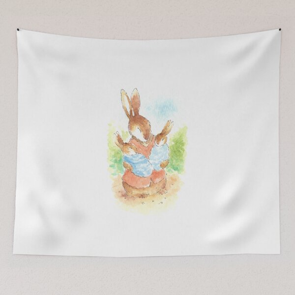 Item preview, Mother Bunny With Babies Watercolour designed and sold by Brett Miley.