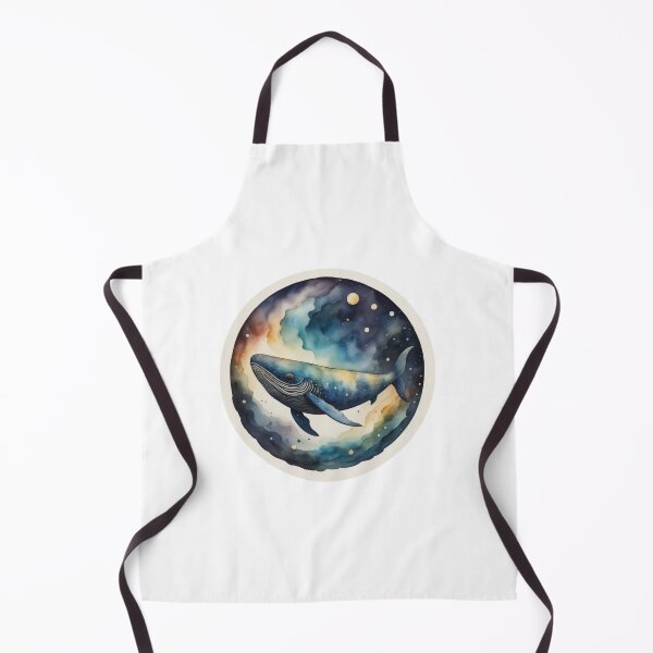 Item preview, Galactic whale in watercolor #6 designed and sold by Qlutique.